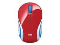 Logitech M187 - mus - 2.4 GHz - ljust röd 910-002732