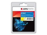 AgfaPhoto - gul - kompatibel - bläckpatron (alternativ för: HP 364, HP CB320EE) APHP364Y