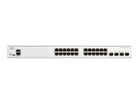 Cisco Catalyst 1200-24T-4G - switch - 24 portar - smart - rackmonterbar C1200-24T-4G