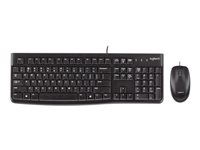 Logitech MK120 - sats med tangentbord och mus - QWERTZ - tysk Inmatningsenhet 920-010022