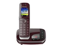 Panasonic KX-TGJ320GR - trådlös telefon - svarssysten med nummerpresentation - 3-riktad samtalsförmåg KX-TGJ320GR