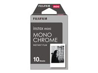 Fujifilm Instax Mini Monochrome S/V film för snabbframkallning - ISO 800 - 10 70100137913