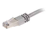 C2G Cat5e Booted Shielded (STP) Network Patch Cable - patch-kabel - 15 m - grå 83756