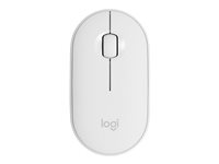 Logitech Pebble M350 - mus - 2.4 GHz, Bluetooth - offwhite 910-005716