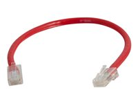 C2G Cat5e Non-Booted Unshielded (UTP) Network Patch Cable - patch-kabel - 1 m - röd 83081