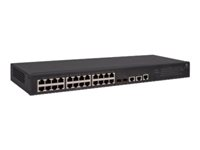 HPE 5130-24G-2SFP+-2XGT EI - switch - 24 portar - Administrerad - rackmonterbar JG938A