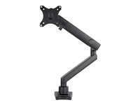 StarTech.com Desk Mount Monitor Arm with 2x USB 3.0 ports, Slim Full Motion Adjustable Single Monitor VESA Mount up to 17.6lbs (8kg) Display, Ergonomic Articulating Arm, Desk Clamp/Grommet - One-touch Adjustment (ARMSLIM2USB3) monteringssats - Slim Full-rörelse - för LCD-display/krökt LCD-display - svart ARMSLIM2USB3