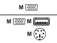 LevelOne ACC-2102 - tangentbords-/video-/muskabel - 3 m ACC-2102