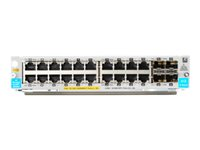 HPE - expansionsmodul - Gigabit Ethernet (PoE+) x 20 + Gigabit Ethernet / 10 Gigabit SFP+ x 4 J9990AR