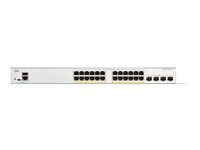 Cisco Catalyst 1300-24P-4X - switch - 24 portar - Administrerad - rackmonterbar C1300-24P-4X