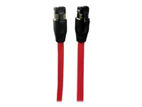 MicroConnect patch-kabel - 25 cm - röd MC-SFTP80025R