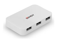 Lindy 4 Port USB 3.0 Hub Basic - hubb - 4 portar 43143