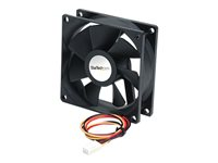 StarTech.com 92x25mm Ball Bearing Quiet Computer Case Fan w/ TX3 Connector - 3 pin case Fan - TX3 Fan - 90mm Fan (FAN9X25TX3L) - fläktsats för system FAN9X25TX3L