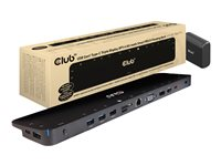 Club 3D CSV-1565 - dockningsstation - USB-C - VGA, HDMI, DP - 1GbE CSV-1565