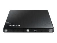 LiteOn EBAU108 - DVD±RW- (±R DL-) / DVD-RAM-enhet - USB 2.0 - extern EBAU108