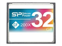 SILICON POWER - flash-minneskort - 32 GB - CompactFlash SP032GBCFC200V10