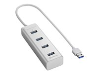 Sharkoon 4-Port USB 3.0 Aluminium Hub - hubb - 4 portar 4044951016822