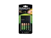 Duracell CEF14 batteriladdare - med 2 x AA 1300 mAh batterier och 2 x AAA 750 mAh 118577