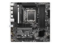 MSI PRO B660M-A DDR4 - moderkort - micro ATX - LGA1700-uttag - B660 7D43-001R