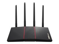 ASUS RT-AX55 - trådlös router - Wi-Fi 6 - skrivbordsmodell RT-AX55