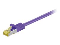 MicroConnect nätverkskabel - 50 cm - lila SFTP7005P