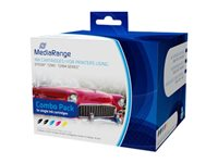 MediaRange - 5-pack - svart, gul, cyan, magenta, färg (cyan, magenta, gul, svart) - kompatibel - bläckpatron (alternativ för: Epson T2991, Epson T2992, Epson T2993, Epson T2994) MRET299