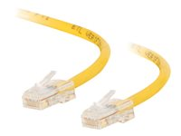 C2G Cat5e Non-Booted Unshielded (UTP) Network Crossover Patch Cable - övergångskabel - 50 cm - gul 83348