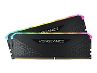 CORSAIR Vengeance RGB RS - DDR4 - sats - 32 GB: 2 x 16 GB - DIMM 288-pin - 3200 MHz / PC4-25600 - ej buffrad CMG32GX4M2E3200C16