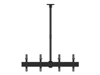 Multibrackets M Ceiling Mount Pro MBC2X1U monteringssats - för 2 LCD-bildskärmar - svart 7350073733460