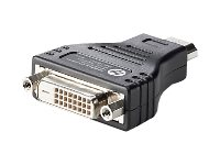 HP HDMI to DVI Adapter - videokort - HDMI / DVI 749038-001