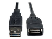 Eaton Tripp Lite Series Universal Reversible USB 2.0 Extension Cable (Reversible A to A M/F), 6 ft. (1.83 m) - USB-förlängningskabel - USB till USB - 1.83 m UR024-006