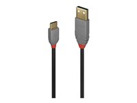 Lindy Anthra Line - USB typ C-kabel - 24 pin USB-C till USB typ A - 1 m 36886