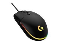 Logitech Gaming Mouse G203 LIGHTSYNC - mus - USB - svart 910-005796