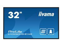 iiyama ProLite LH3260HS-B1AG 32" Klass (31.5" visbar) LED-bakgrundsbelyst LCD-skärm - Full HD - för digital skyltning LH3260HS-B1AG