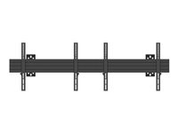 Multibrackets M Wallmount Pro MBW2U monteringssats - för 2 LCD-bildskärmar - svart 7350073734009