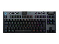 Logitech G G915 X - tangentbord - LIGHTSPEED TKL - QWERTY - brittisk - svart Inmatningsenhet 920-012720