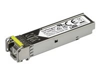 StarTech.com MSA Uncoded SFP Module, 100BASE-BX, 100Mb Ethernet Bi-Directional (BiDi) Fiber Single Strand SFP Transceiver (SMF), LC 10km , Mini GBIC Transceiver SFP Module, Downstream - Lifetime Warranty (SFP100BBXDST) - SFP-sändar/mottagarmodul (mini-GBIC) - 100Mb LAN SFP100BBXDST