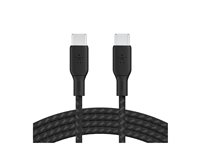 Belkin BoostCharge - USB typ C-kabel - 24 pin USB-C till 24 pin USB-C - 2 m CAB014BT2MBK