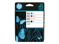 HP 934/935 - 4-pack - svart, gul, cyan, magenta - original - bläckpatron 6ZC72AE