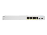 Cisco Business 220 Series CBS220-16P-2G - switch - 18 portar - smart - rackmonterbar CBS220-16P-2G-UK