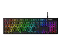 HyperX Alloy Origins - tangentbord - AZERTY - fransk - svart Inmatningsenhet 4P4F6AQ