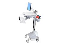 Ergotron StyleView Cart with LCD Arm, SLA Powered vagn - öppen arkitektur - för LCD-skärm/tangentbord/mus/streckkodsläsare/processor - TAA-kompatibel SV42-6201-C