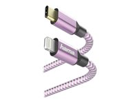 Hama Prime Line "Reflective" - Lightning-kabel - Lightning / USB 2.0 - 1.5 m 187201