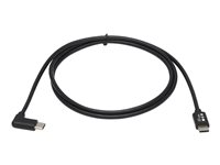 Eaton Tripp Lite Series USB C Charging Cable USB 2.0 M/M 60W PD Charging Right-Angle 1M - USB typ C-kabel - 24 pin USB-C till 24 pin USB-C - 1 m U040-01M-C-RA