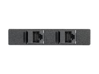 Extron Architectural Adapter Plate Two RJ-45 Female to Punch Down for CAT 6 - Panduit - modulkontaktplatta med insnäppsfästen 70-491-26