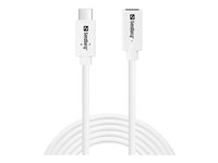 Sandberg - USB typ C-kabel - 24 pin USB-C till 24 pin USB-C - 2 m 136-55