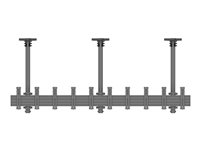 Multibrackets M Pro Series MBC5X1UP monteringssats - sida-vid-sida - för menytavla/5 LCD-displayer - svart 7350105215063