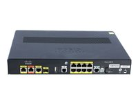 Cisco 891F - router - ISDN/Mdm - skrivbordsmodell, rackmonterbar C891F-K9