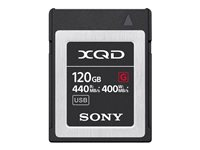 Sony G-Series QD-G120F - flash-minneskort - 120 GB - XQD QDG120F