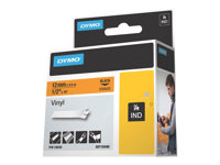 DYMO - vinyl - 1 rulle (rullar) - Rulle (1,2 cm x 5,5 m) 18435